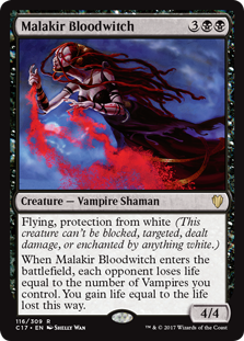 Malakir Bloodwitch (Commander 2017) Heavy Play