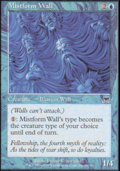 Mistform Wall (Onslaught) Medium Play