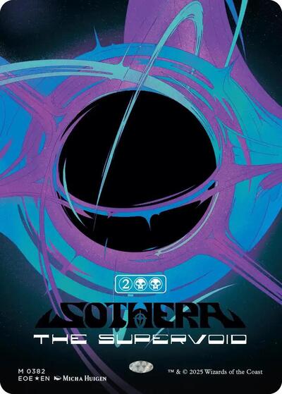 Sothera, the Supervoid (Singularity Foil) (Edge of Eternities) Near Mint Foil
