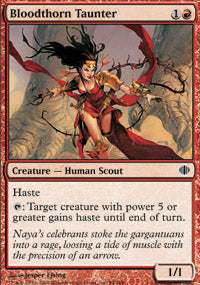 Bloodthorn Taunter (Shards of Alara) Light Play Foil