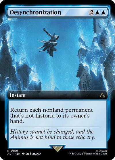 Desynchronization (Extended Art) (Universes Beyond: Assassin's Creed) Light Play Foil
