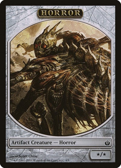Horror Token (Mirrodin Besieged) Light Play
