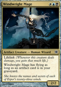 Windwright Mage (Shards of Alara) Light Play Foil