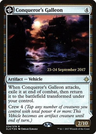 Conqueror's Galleon (Promos: Prerelease Cards) Light Play Foil