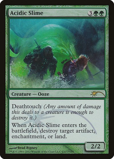Acidic Slime (Promos: FNM) Heavy Play Foil