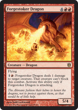 Forgestoker Dragon (Born of the Gods) Medium Play Foil