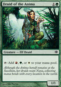 Druid of the Anima (Shards of Alara) Heavy Play Foil
