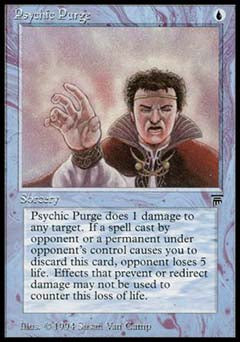 Psychic Purge (Legends) Medium Play