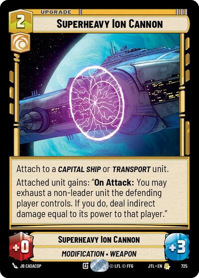 Superheavy Ion Cannon (Foil) (Jump to Lightspeed) Near Mint Foil