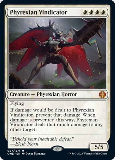 Phyrexian Vindicator (Phyrexia: All Will Be One) Near Mint Foil