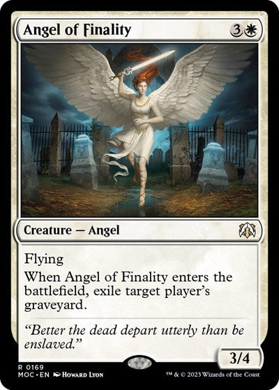Angel of Finality (Commander: March of the Machine) Light Play