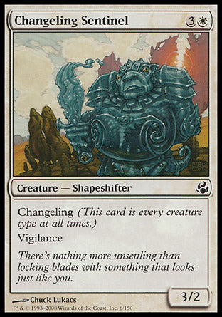 Changeling Sentinel (Morningtide) Light Play Foil