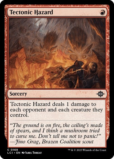 Tectonic Hazard (The Lost Caverns of Ixalan) Near Mint Foil