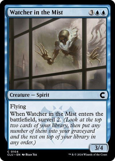 Watcher in the Mist (Ravnica: Clue Edition) Light Play