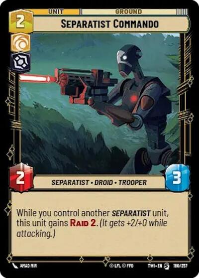 Separatist Commando (Twilight of the Republic) Near Mint