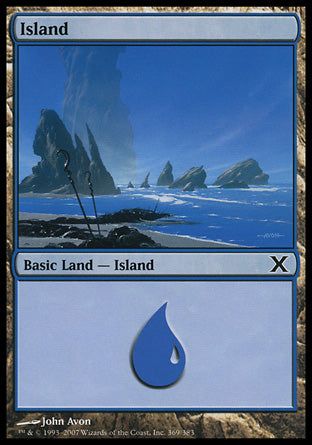 Island (369) (10th Edition) Medium Play