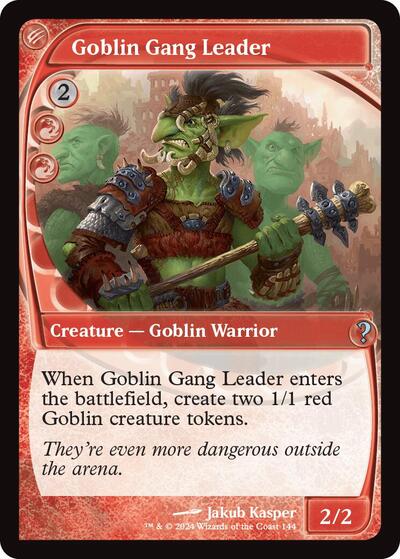 Goblin Gang Leader (Future Sight) (Mystery Booster 2) Light Play