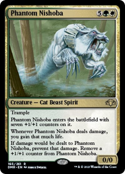 Phantom Nishoba (Dominaria Remastered) Light Play Foil