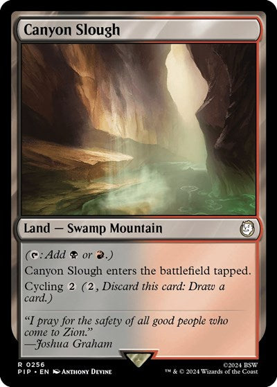 Canyon Slough (Universes Beyond: Fallout) Near Mint Foil
