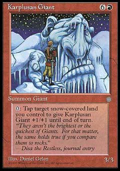 Karplusan Giant (Ice Age) Medium Play