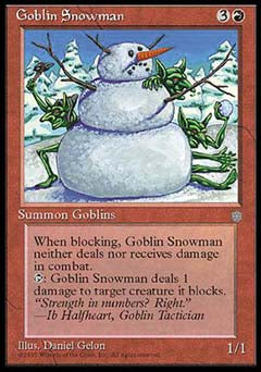 Goblin Snowman (Ice Age) Medium Play