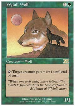 Wyluli Wolf (Classic 6th Edition) Light Play