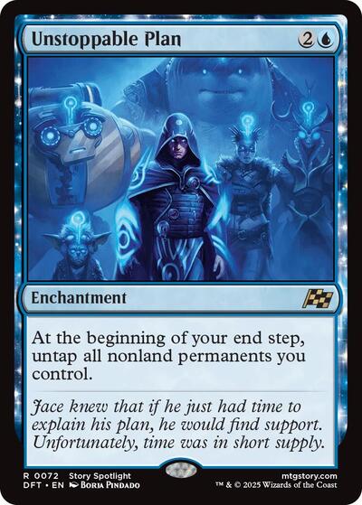 Unstoppable Plan (Aetherdrift) Light Play Foil