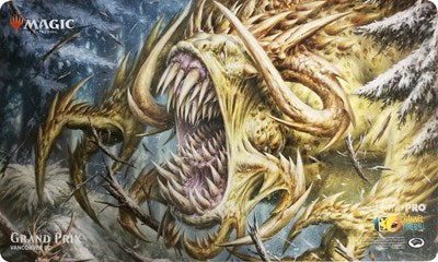 Magic Grand Prix 2018 Playmat: Vancouver Tarmogoyf (Magic Promotional Playmats) New