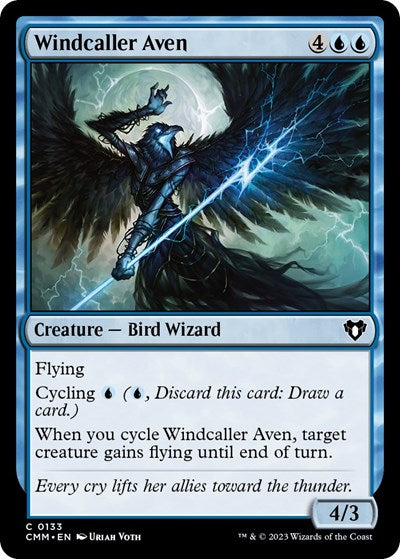 Windcaller Aven (Commander Masters) Near Mint