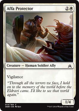 Affa Protector (Oath of the Gatewatch) Light Play Foil