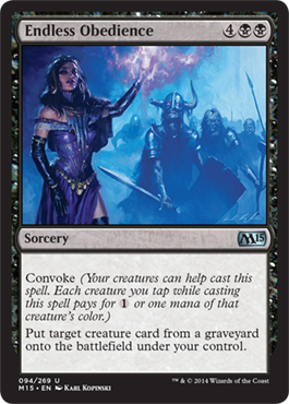 Endless Obedience (Magic 2015 Core Set) Light Play