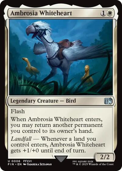 Ambrosia Whiteheart (Universes Beyond: FINAL FANTASY) Light Play Foil