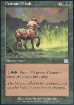 Centaur Glade (Onslaught) Light Play Foil