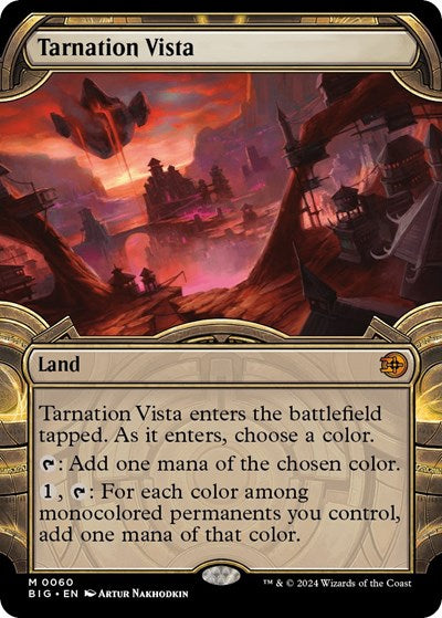 Tarnation Vista (Showcase) (Outlaws of Thunder Junction: The Big Score) Light Play Foil
