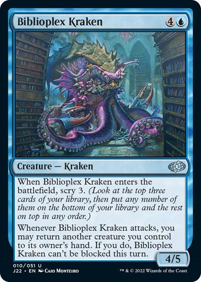 Biblioplex Kraken (Jumpstart 2022) Light Play
