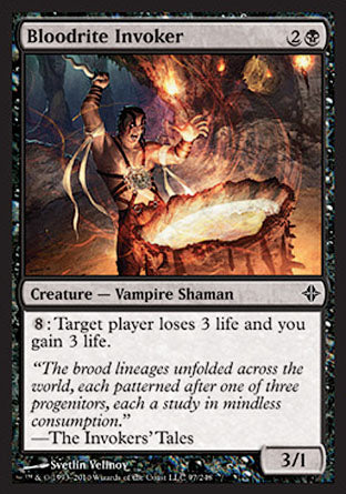 Bloodrite Invoker (Rise of the Eldrazi) Light Play Foil