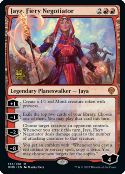 Jaya, Fiery Negotiator (Promos: Prerelease Cards) Light Play Foil