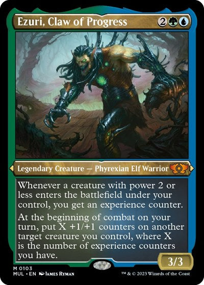 Ezuri, Claw of Progress (Foil Etched) (March of the Machine: Multiverse Legends) Near Mint Foil