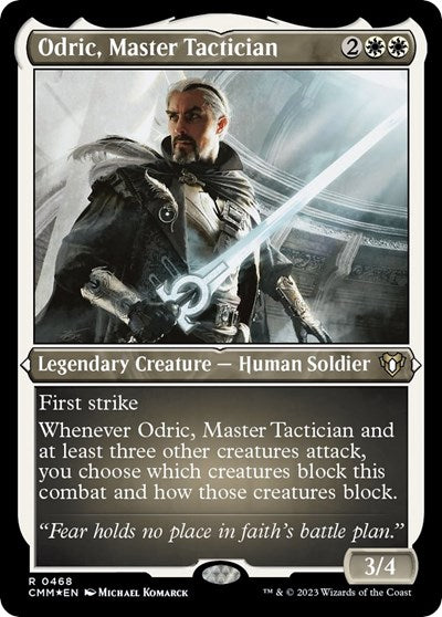 Odric, Master Tactician (Foil Etched) (Commander Masters) Near Mint Foil