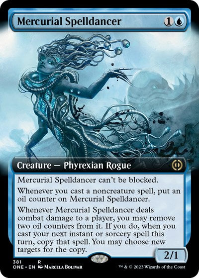 Mercurial Spelldancer (Extended Art) (Phyrexia: All Will Be One) Near Mint Foil