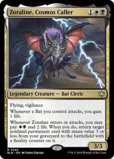 Zoraline, Cosmos Caller (Bloomburrow) Medium Play Foil