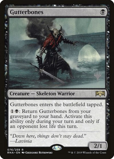 Gutterbones (Promo Pack: Core Set 2020) Near Mint Foil