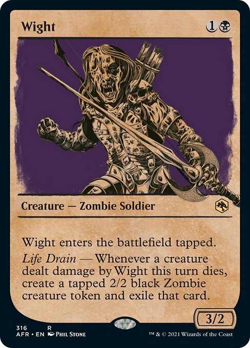 Wight (Showcase) (Adventures in the Forgotten Realms) Near Mint Foil