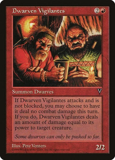 Dwarven Vigilantes (Visions) Medium Play