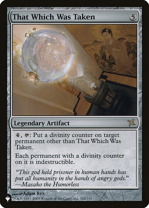 That Which Was Taken (The List) Damaged / Poor
