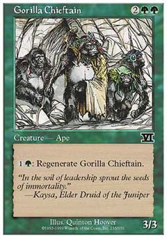 Gorilla Chieftain (Classic 6th Edition) Near Mint