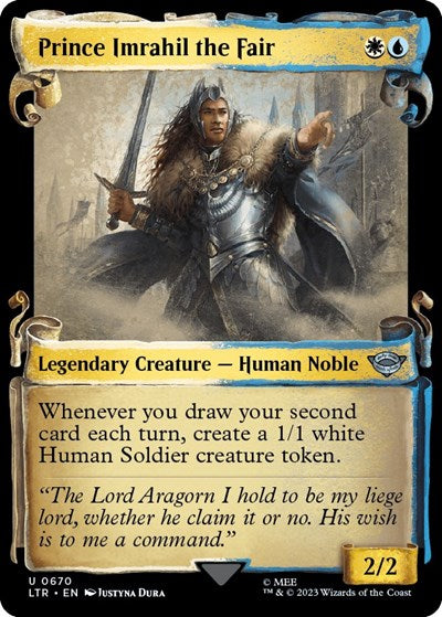 Prince Imrahil the Fair (Showcase Scrolls) (Universes Beyond: The Lord of the Rings: Tales of Middle-earth) Near Mint Foil