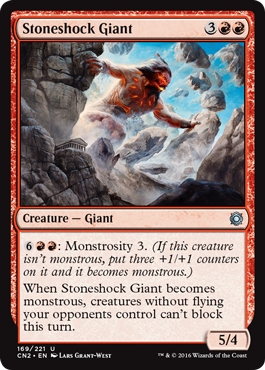 Stoneshock Giant (Conspiracy: Take the Crown) Light Play Foil