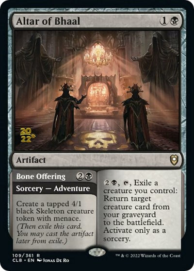 Altar of Bhaal // Bone Offering (Promos: Prerelease Cards) Near Mint Foil