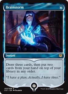 Brainstorm (Signature Spellbook: Jace) Medium Play Foil